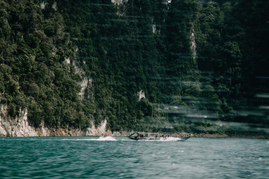 2 Days Khao Sok with Overnight at Cheow Lan Lake Raft House - Elephant camp in the jungle: feeding and bathing, plus the conservation angle