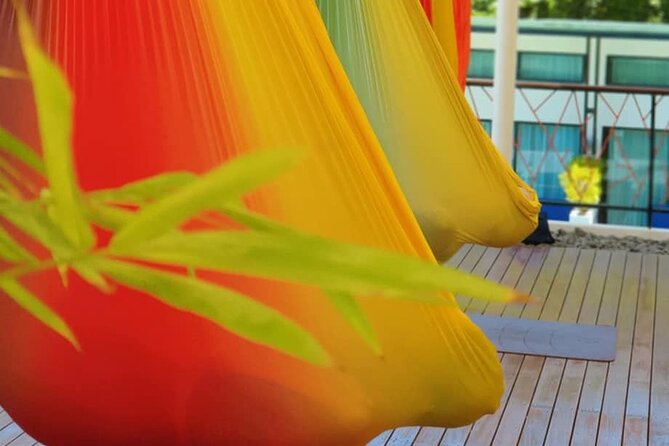 Aerial Yoga Class in Kata, Phuket - Small group class: what “up to 7” really means