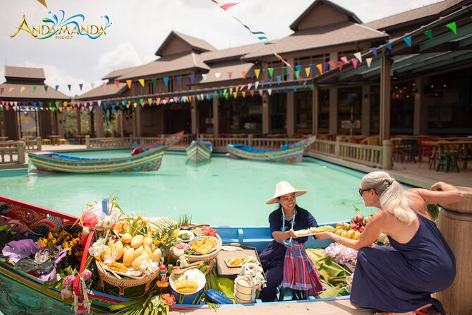 Andamanda Phuket Water Park Ticket in Phuket - Swim-up bars and a floating Thai-food stop