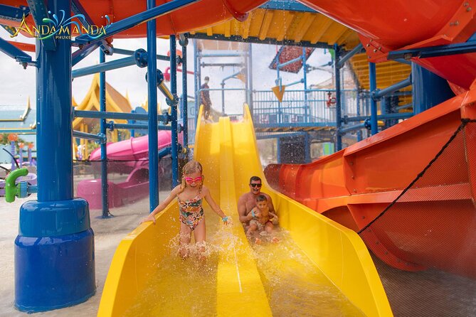 Andamanda Water Park Entry Ticket - Food and Swims: Swim-Up Bars, Two Food Hubs, and an Artificial Beach Moment