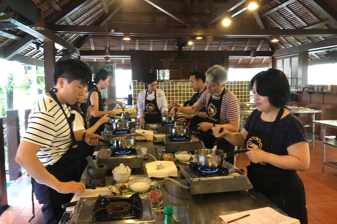 Blue Elephant Thai Cooking Class with Market Tour in Phuket - Practice room at 11:30am: cooking your own lunch with your own station