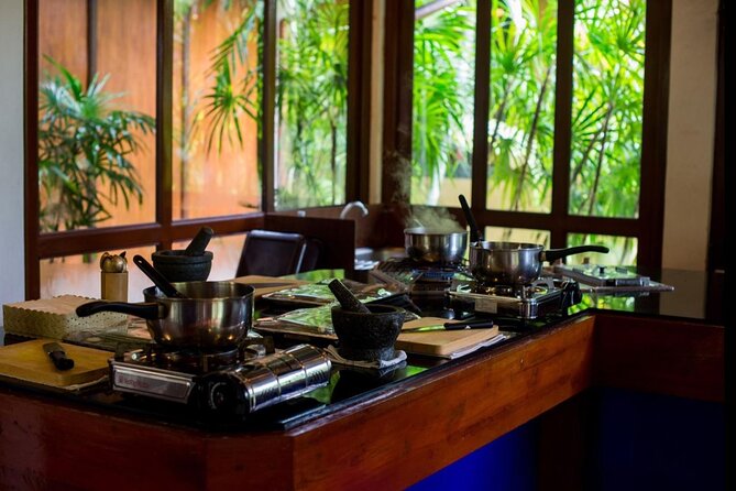 Blue Elephant Thai Cooking Class with Market Tour in Phuket - Theory at the school: planning a 4-course meal before you touch the wok