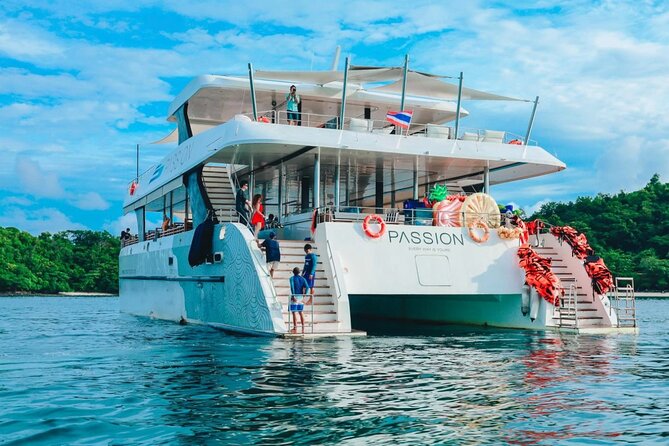 Coral and Racha Islands Luxury Catamaran Experience - Island time at Coral Island: snorkeling gear and a short window