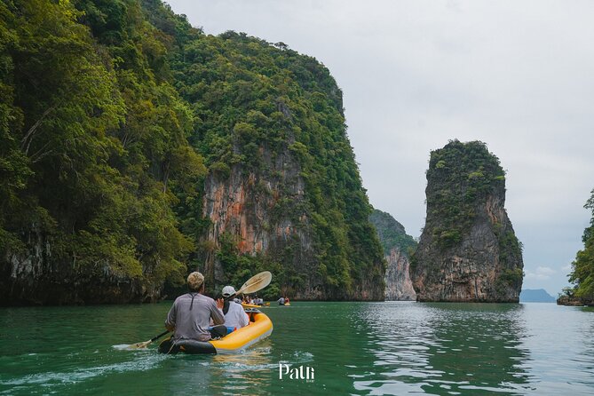 Day Trip to James Bond (Canoeing & Kayaking Islands & Lunch) - Khao Phing Kan’s “sliding” rock feel and swim time