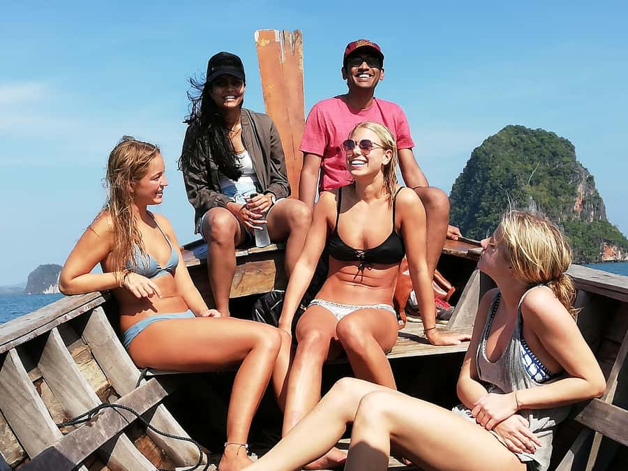 Evening James Bond Island&Plankton Tour by Private longtail. - Evening crowd control at James Bond Island