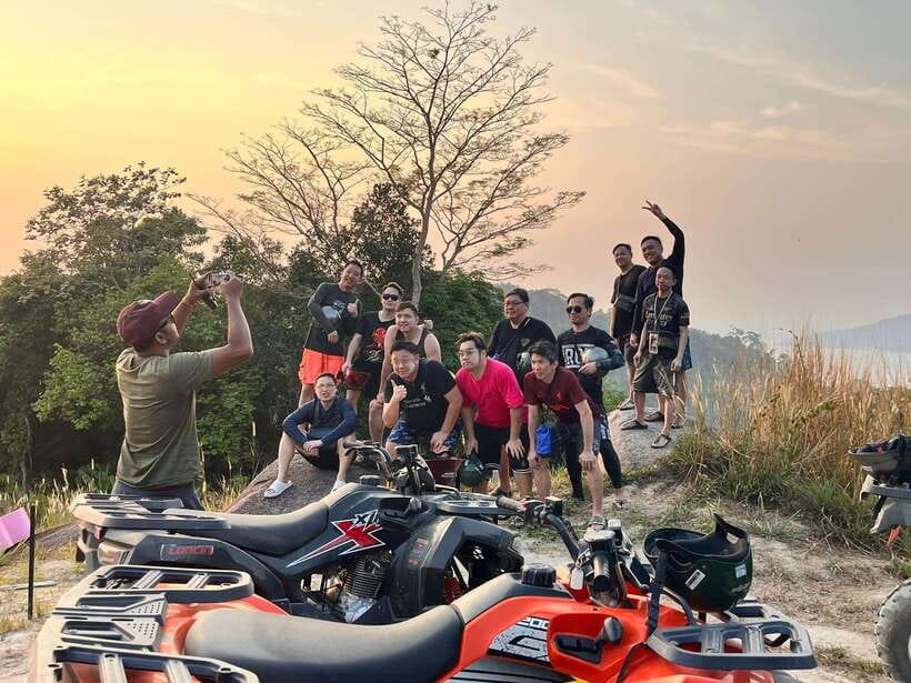 From Phuket: ATV Scenic Routes with Karon and Patong Views - Pickup and timing from Patong, plus the transfer surcharges