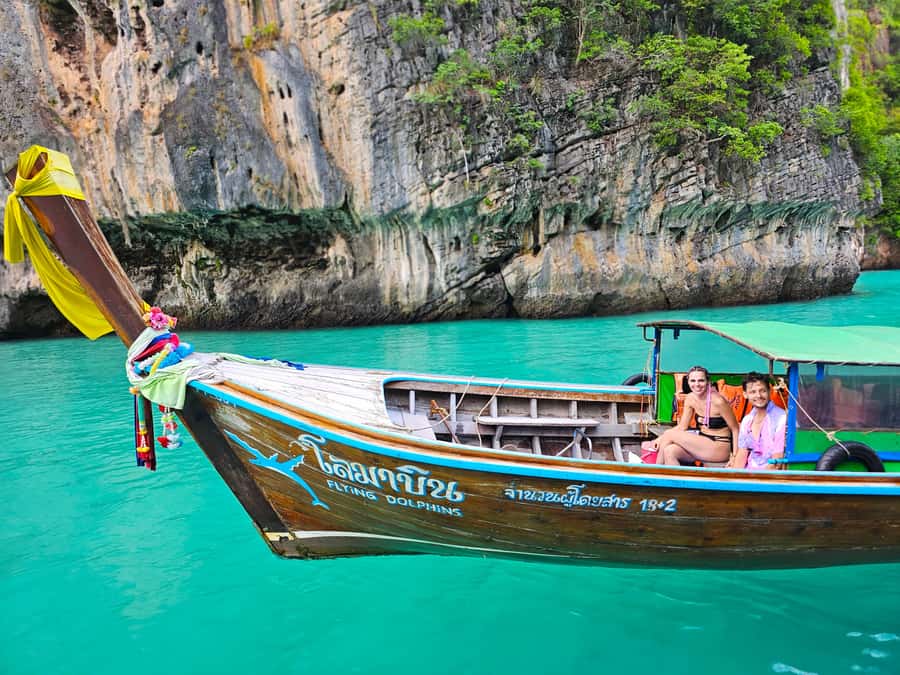 From Phuket: Day Trip to Phi Phi with Private Longtail Tour - Viking Cave + Loh Samah Bay: photo stops, then water time again