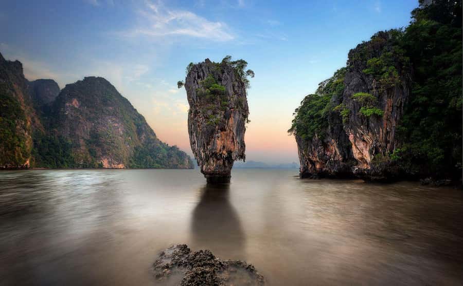 From Phuket: James Bond Sunset Boat Tour & Canoe Adventure - From Phuket to the Phang Nga water: how the 12 hours really play out