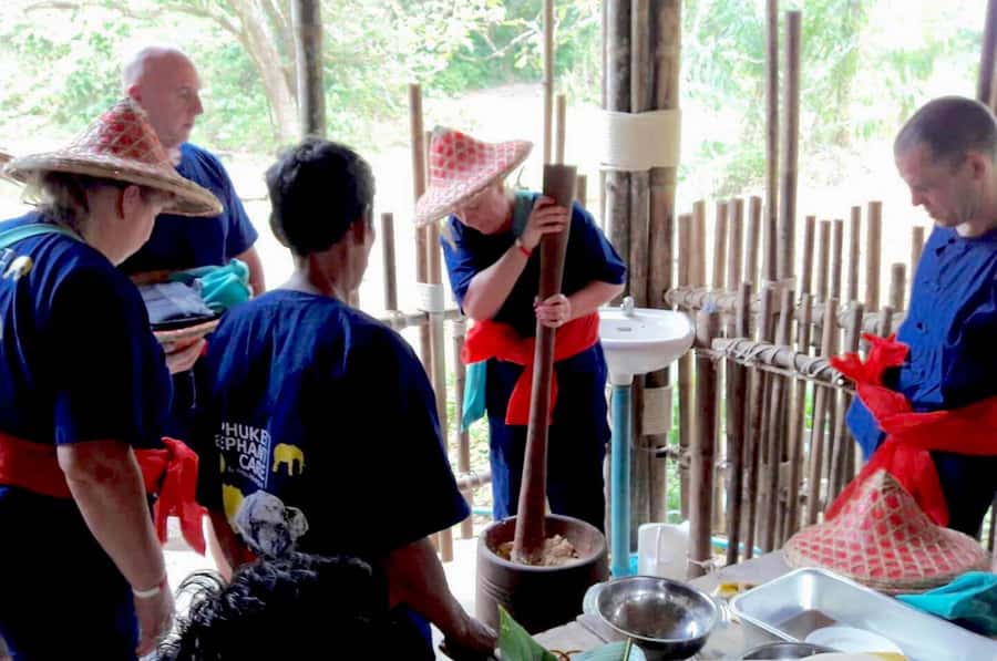 From Phuket & Khao Lak: Elephant Care with Waterfall Visit - Thai lunch with fruit, tea, and coffee (and why it’s timed well)