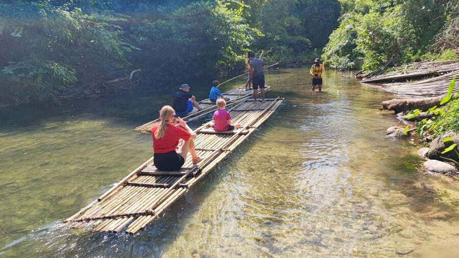 From Phuket: Khao Lak Highlights Full-Day Tour - Bamboo rafting in Khao Lak-Lam Ru National Park