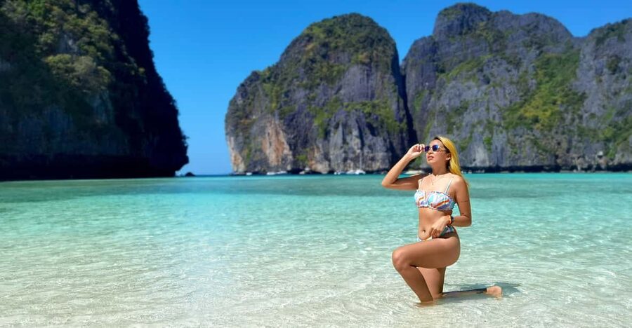 From Phuket: Krabi Transfer with Phi Phi Longtail Boat Tour - Phi Phi Don: your self-guided window for photos and getting oriented