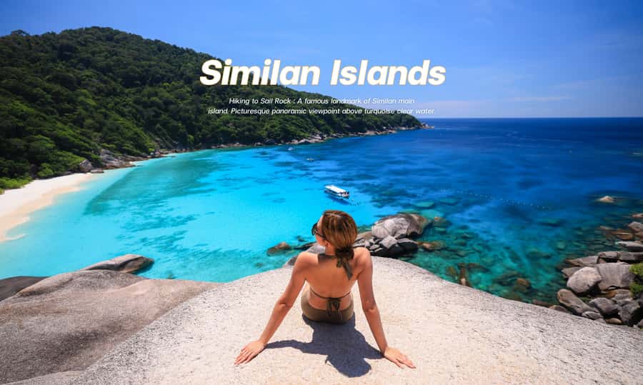 From Phuket or Khaolak : Similan Islands Day Trip - Miang Island (Island No. 4): Thai buffet lunch plus the famous beaches