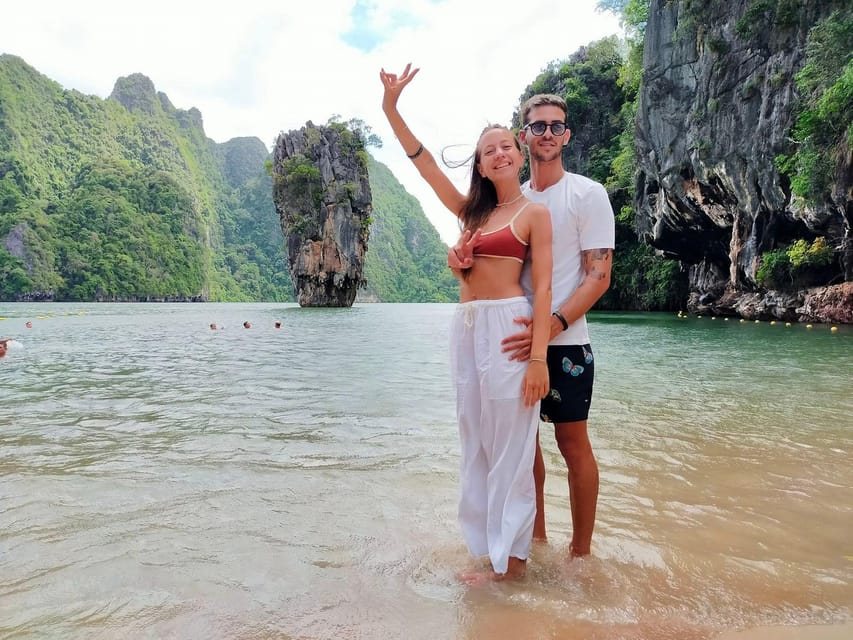 From Phuket: Phang Nga Bay Catamaran Adventure Tour - Naka Island: short beach time, long water-fun potential