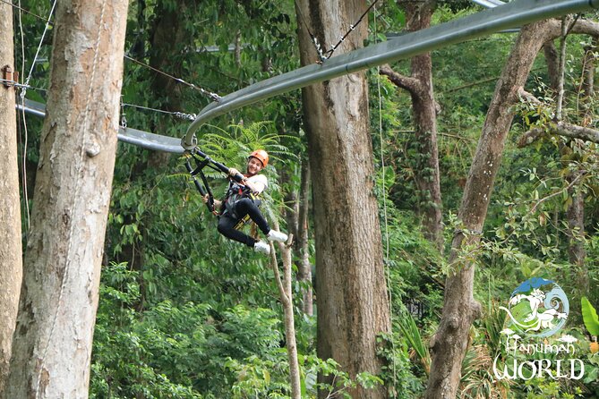 Hanuman World Phuket Round Trip Transfer Extra Zone - Spiral Staircases, Skywalk, and the Zipline Sequence That Keeps Moving