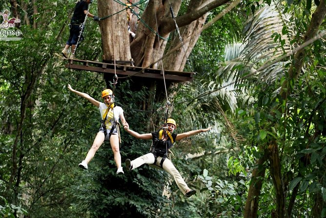 Hanuman World Phuket: Zipline & Canopy Thrills - Packages and the roller zipline: picking your thrill level