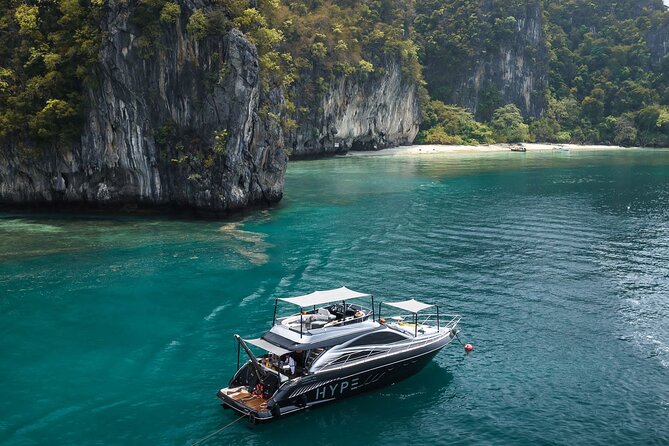 Hype Yacht : VIP tour Krabi Islands & Phang Nga Bay from Phuket - Royal Phuket Marina start: welcome drink, towels, and an easy departure