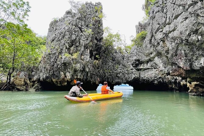 James Bond Island Canoeing 7 Point 5 Island By Speedboat From Phuket - Bat Cave and Ice Cream Cave: limestone scenery, fast stops, big impact