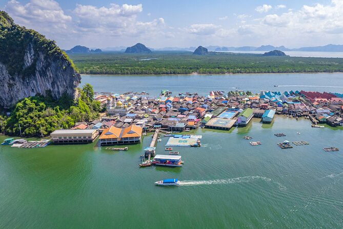 James Bond Island & Canoeing – Premium Day Tour - Panyee Floating Village lunch on stilts: eating with real local character