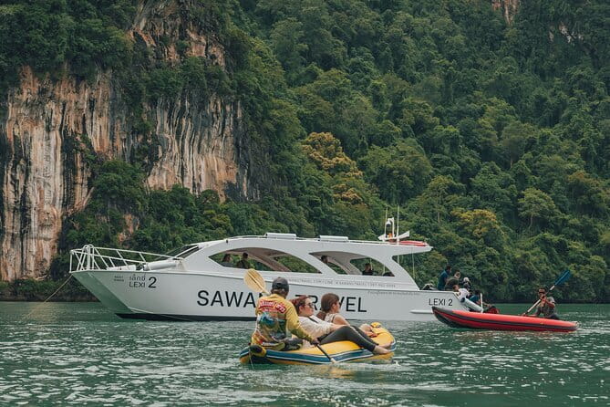 James Bond Island Full Day Tour by Speed Catamaran - Ko Hong: canoeing through limestone you can actually touch