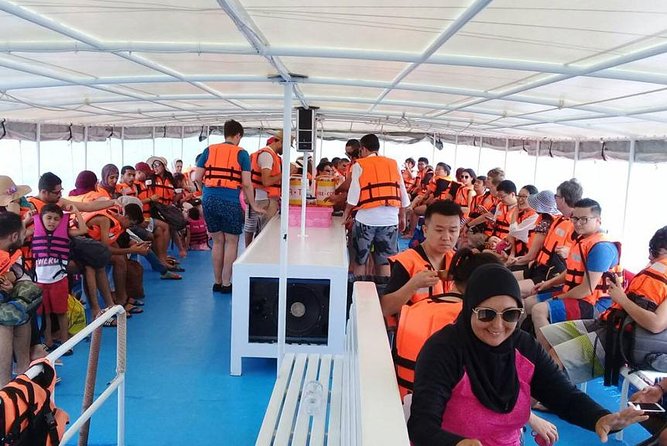 James Bond Island & Phang Nga Bay with Canoeing By Big Boat From Phuket - Ko Na Khae swim stop: refreshing water, maybe not a postcard beach