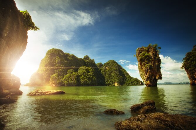James Bond Twilight Sea Canoe and Glowing Plankton from Phuket - Twilight sea canoe at Lawa Island: swimming, sand, and glowing time