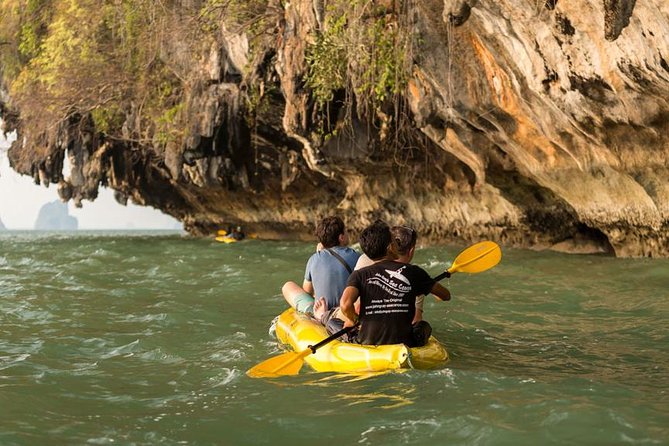John Gray's Hong by Starlight with Sea Cave Kayaking + Loy Krathong From Phuket - Swimming in the sea: a good switch from cave work