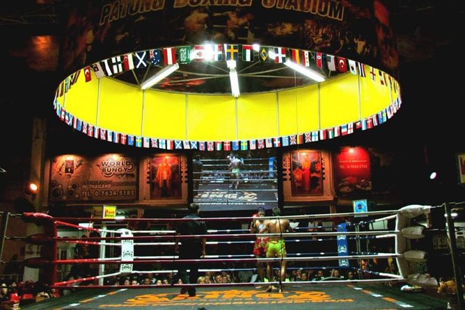 Muay Thai Boxing Match Action – Patong Stadium - Patong Boxing Stadium starts at 9 PM: the vibe and the venue feel