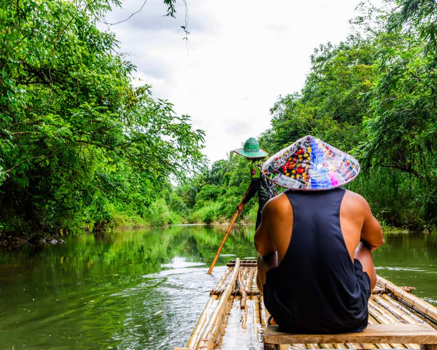 Pa Tong: Rainforest Day Trip with Cave, Rafting, ATV & Lunch - 7 km whitewater rafting: the part to plan around