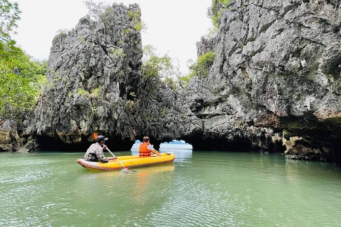 Phang Nga Bay and James Bond Island with Canoeing By Big Boat - Stop 1: Panak Island Canoe Ride Through Caves and Mangroves