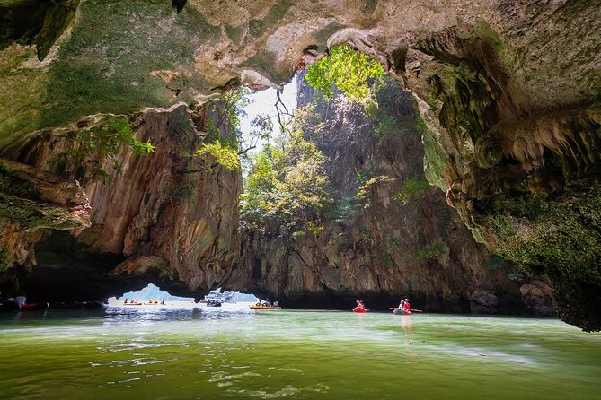 Phang Nga Bay and James Bond Island with Canoeing By Big Boat - Stop 3: Ko Hong Canoeing in the Cave Again
