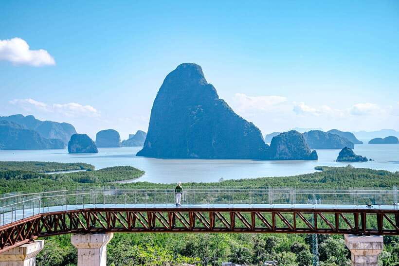 Phang Nga Bay: Skywalk at Samet Nangshe Entry Ticket - The Skywalk itself: skybridge angles and postcard moments