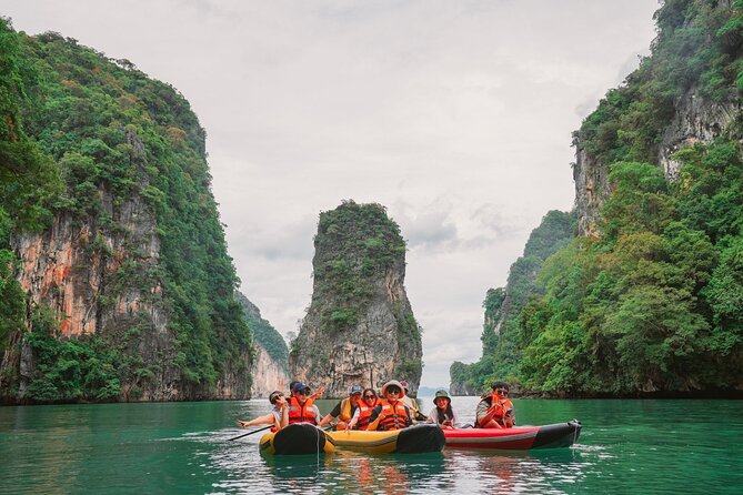 Phang Nga Bay Sunset Cruise Dinner with Sea Canoe and Loy Krathong from Phuket - The Phang Nga Bay cruise portion: views that keep improving