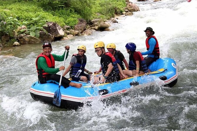 Phang Nga Tour with White Water Rafting and Zipline - Flying Fox zipline (150 m): exchanging paddles for air