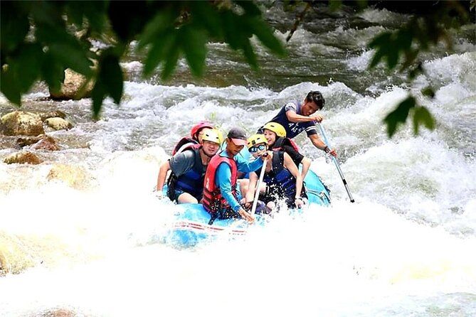 Phang Nga Tour with White Water Rafting and Zipline - Whitewater rafting training and your 5 km (or 7 km) river run