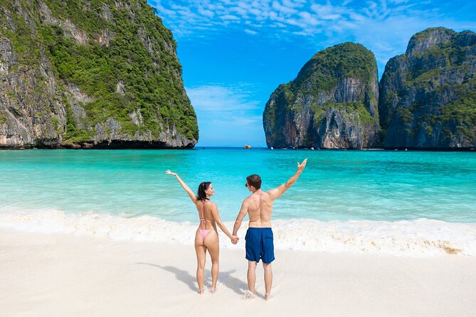 Phi Phi & Bamboo Island Full Day Tour by Premium Speed-Catamaran - Stop 1: Maya Bay beach time for first impressions