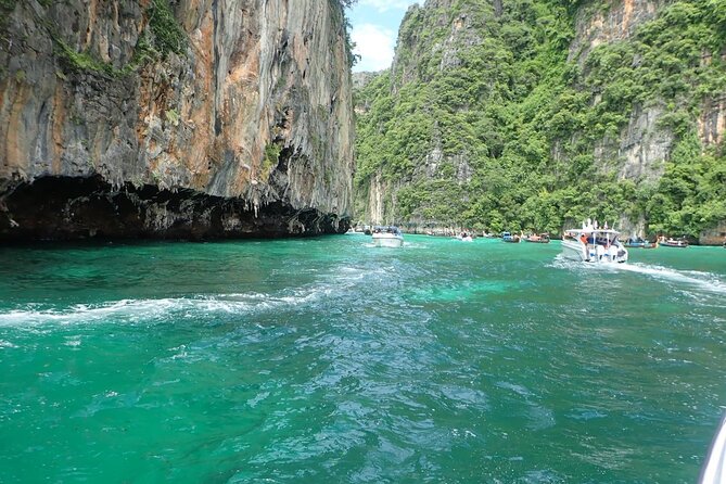 Phi Phi Island Viking Cave Monkey Beach Khai Island Tour from Phuket - On the boat: snacks, snorkeling gear, and a group size that stays manageable