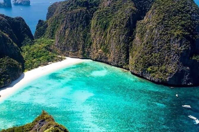 Phi Phi Islands Tour by Luxury Big Boat from Phuket - Loh Samah Bay: the calmer cove break behind Maya Bay