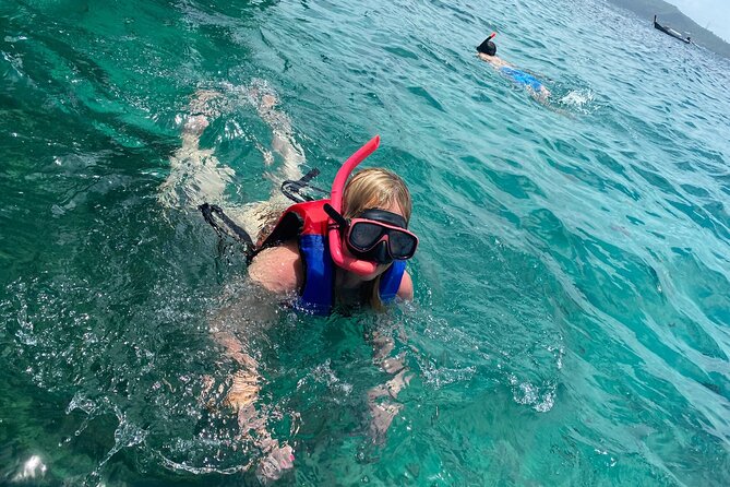 Phi Phi & Khai Islands Speedboat Tour from Phuket with Snorkeling - Monkey Beach: photos with playful monkeys (and calm rules)