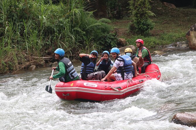 Phuket Adventure with White Water Rafting, Monkey cave and Zip Line+Optional ATV - White-water rafting: training first, then a 5 km run