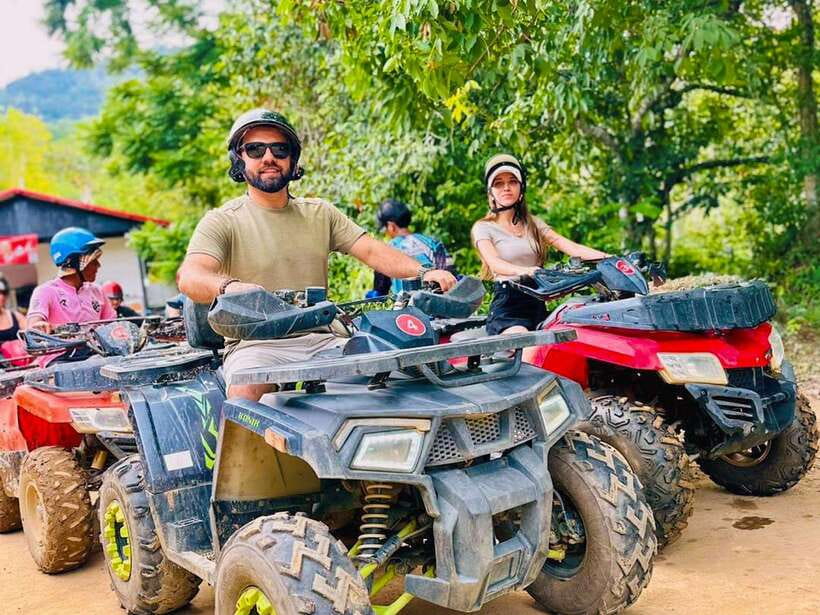 Phuket: ATV and ZipLine Adventure View Big Buddha Visit - Getting picked up and arriving at Paradise Camp