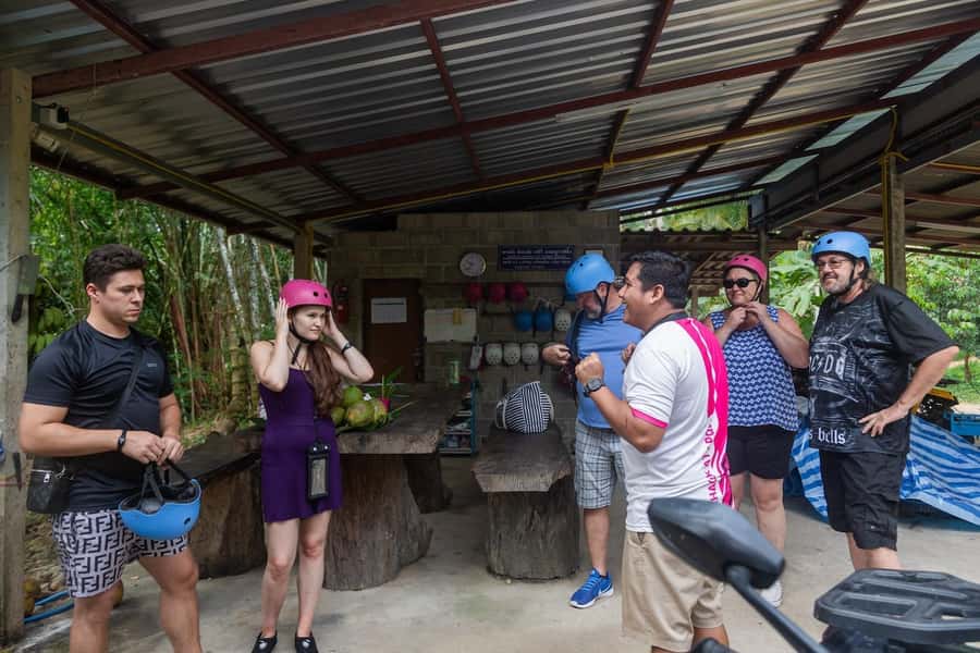 Phuket: ATV Quad and Bamboo Rafting in Khao Lak - Wang Kiang Koo Waterfall: 20 minutes to swim and cool off