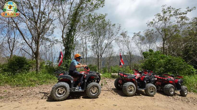 Phuket: ATV Quad Mountain Adventure with Panoramic Sea View - Rubber plantation stop: learning traditional tapping