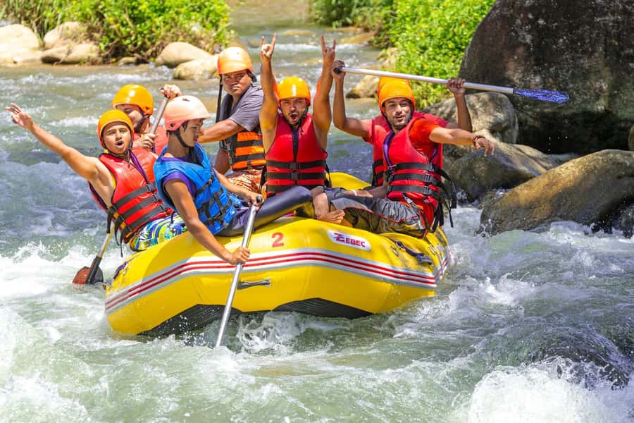 Phuket: Bamboo & Water Rafting with Phang Nga Bay Viewpoint - Bamboo Rafting (4 km): The Calmer Half That Still Feels Fun