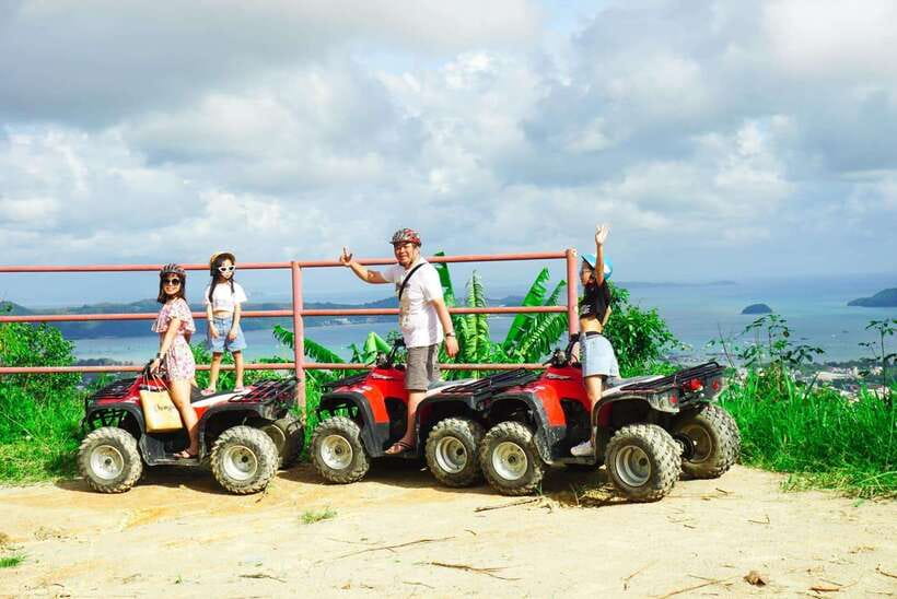 Phuket: Big Buddha Viewpoint ATV Tour and Zipline Adventure - Treetop Zipline Safety: How the Stations Work