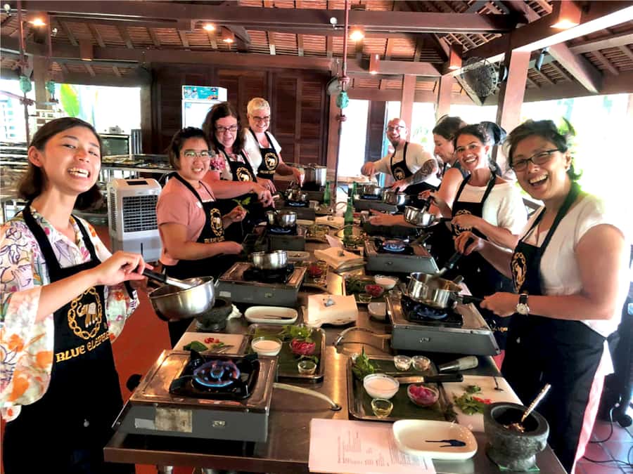 Phuket - Blue Elephant Thai Cooking Class with Market Tour - Four-Course Cooking: Your Wok, Your Workspace, Real Technique