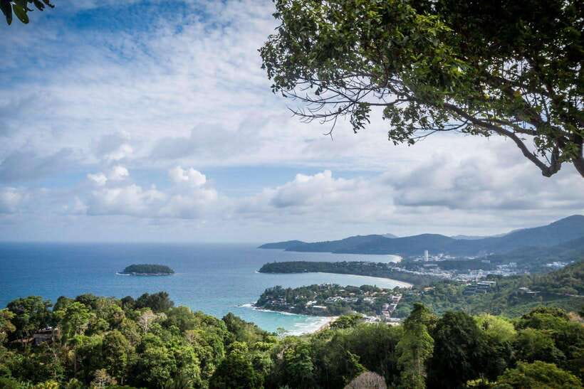 Phuket City Tour with Viewpoints, Temples & Elephant Feeding - Karon and Windmill Viewpoints: Beach Photos Without the Full-Day Drive