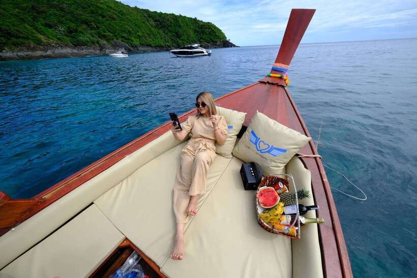 Phuket: Coral Island Luxury Long Tail Boat Half-Day Tour - Getting There: Pickup Options, Travel Time, and Meeting Point