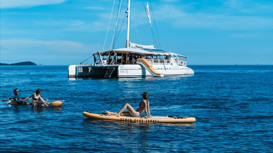 Phuket: Coral & Racha Sunset Luxury Catamaran Party Cruise - Crew Energy and Service: What You Can Expect from the Team