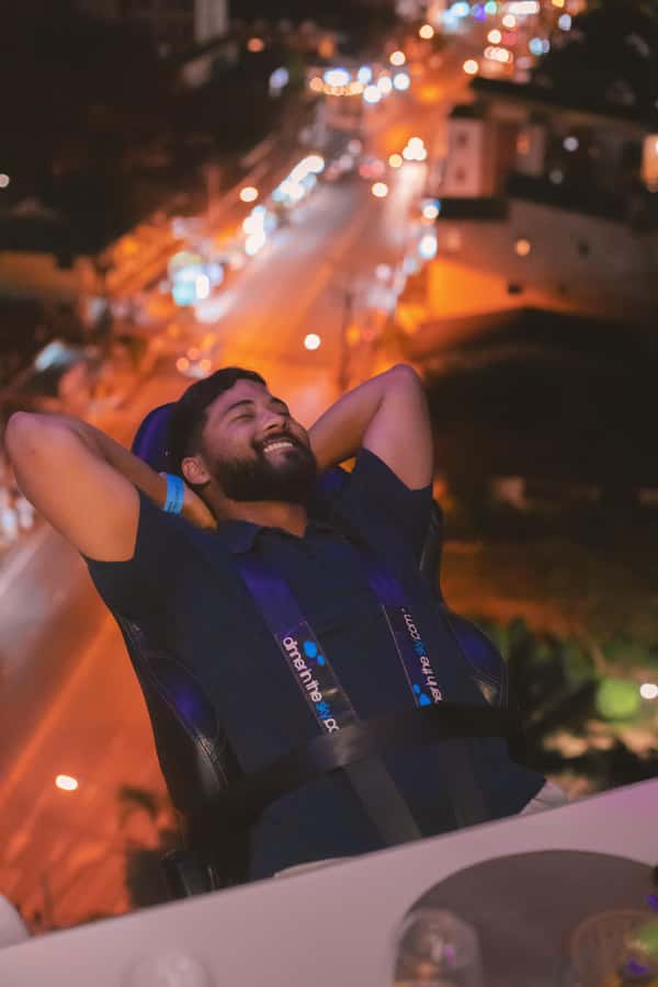 Phuket: Dinner in the Sky - The Volcano dessert: where the science meets the photo-op