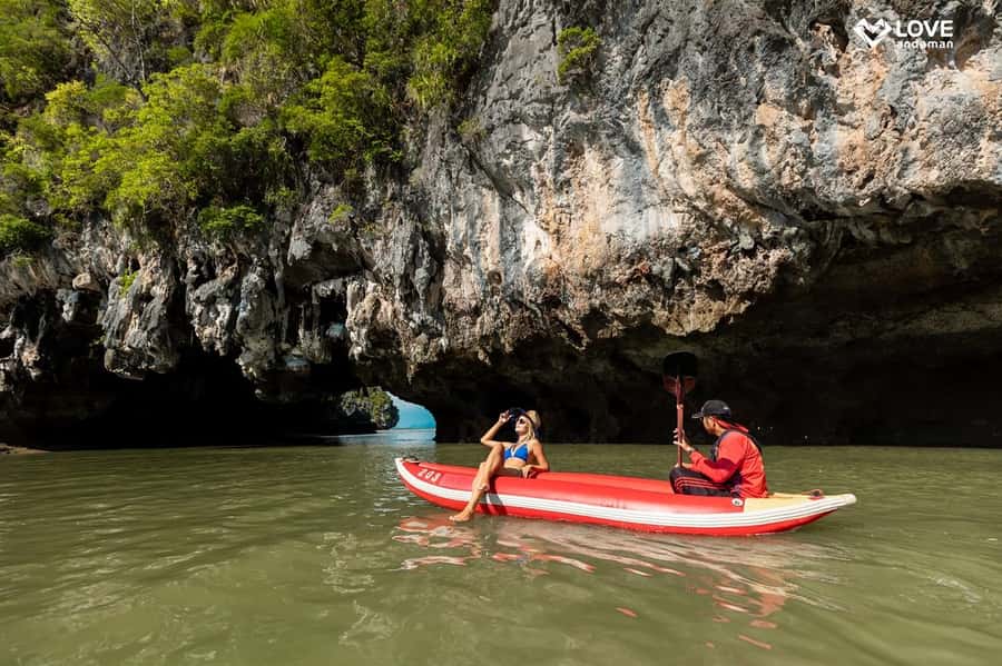 Phuket: Early-Bird James Bond, Hong, Naka Noi Boat Tour - Panak Island: photo stop for rock formations